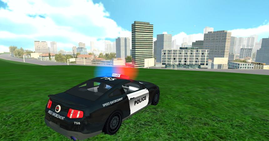 Flying Police Car Simulator截图5