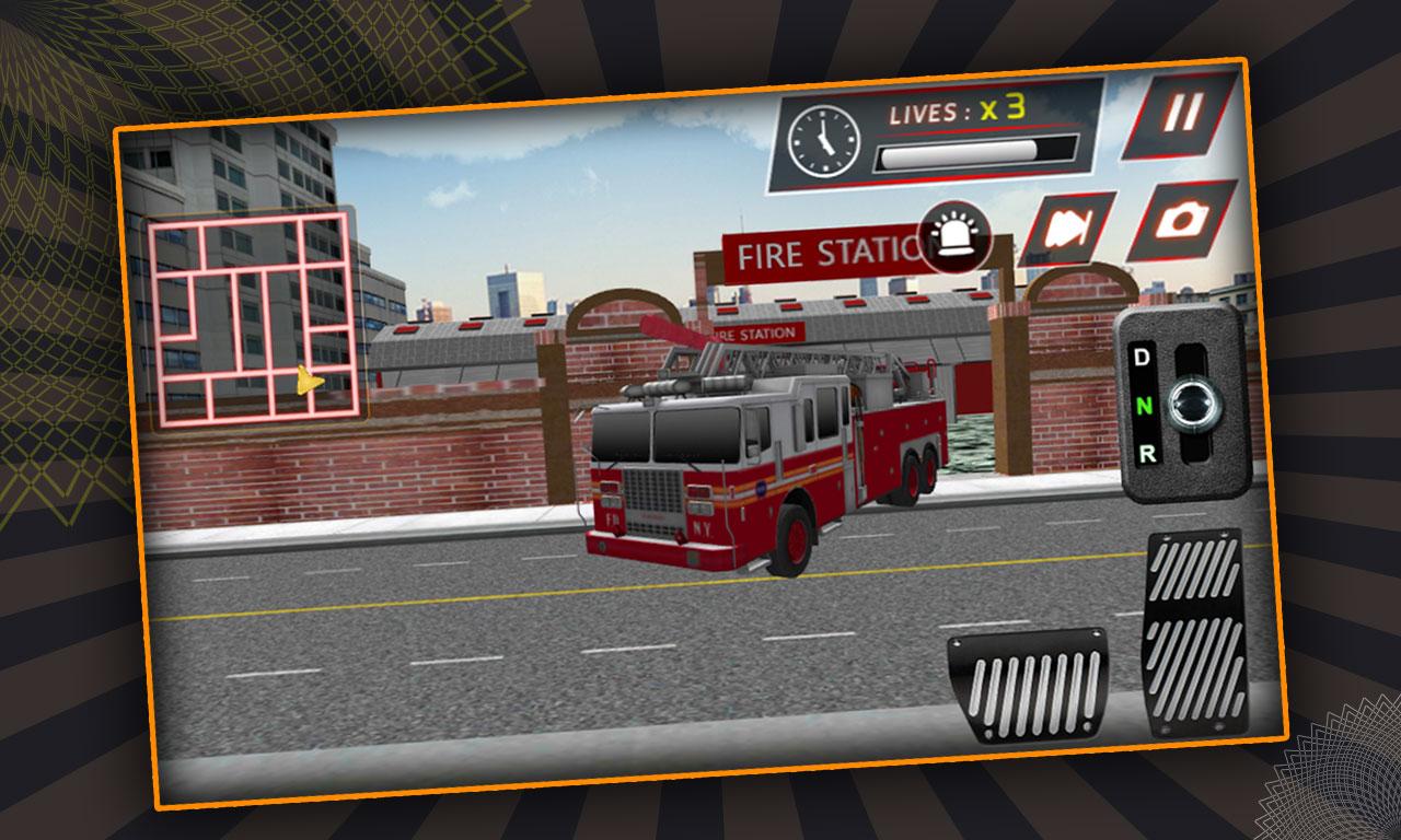 Chinatown Firetruck Simulator截图3