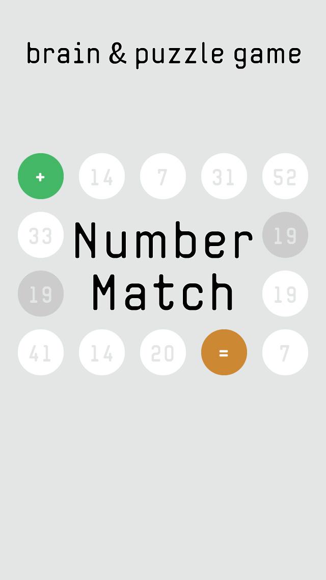 Number Match brain&puzzle game截图1