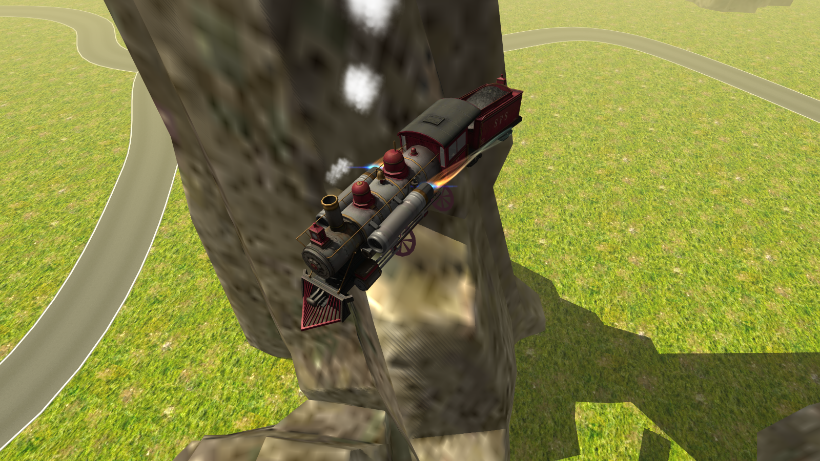 Flying Train Simulator 3D Free截图5