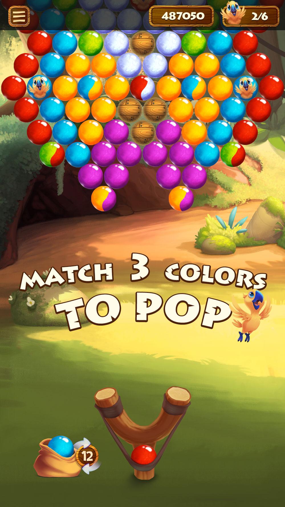 Forest Bubble Shooter Rescue截图3