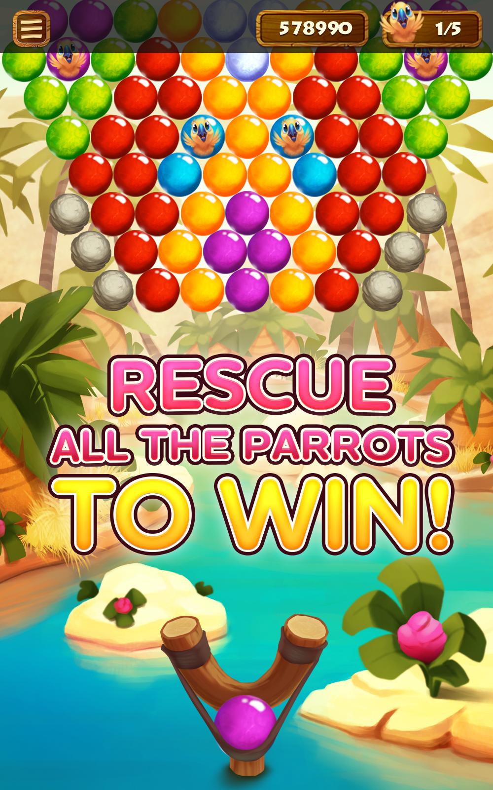 Bubble Oasis Rescue截图1