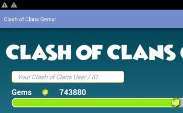 CLASH OF CLeNS GEMS PRANK截图1