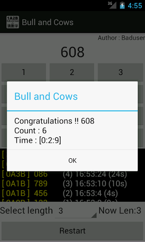 1A2B 猜数字 / Bulls And Cows截图4