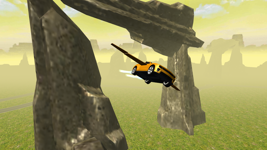 Flying Muscle Car Simulator 3D截图1