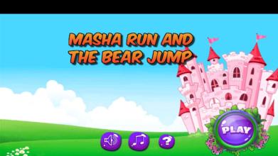 Masha Jump and the Bear Run Game截图1