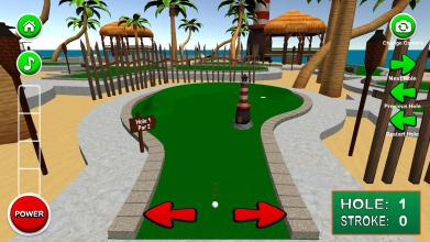 Mini Golf 3D Tropical Resort 2截图2