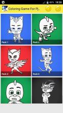 Coloring for PJ Cat Mask截图1