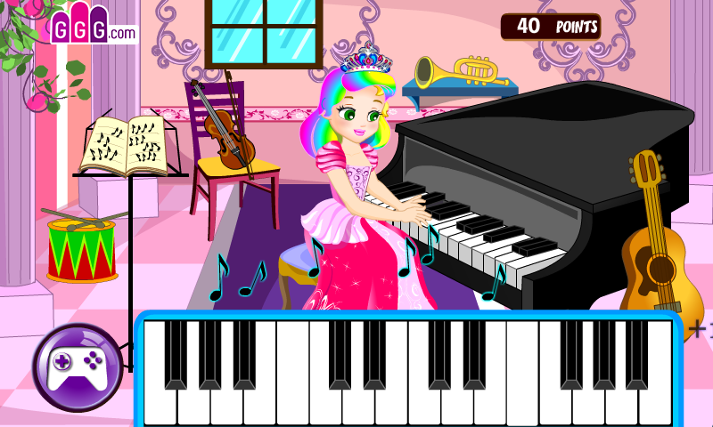 Princess Piano Lesson Game截图2