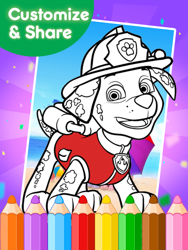 Coloring Games for Paww Patrol截图2