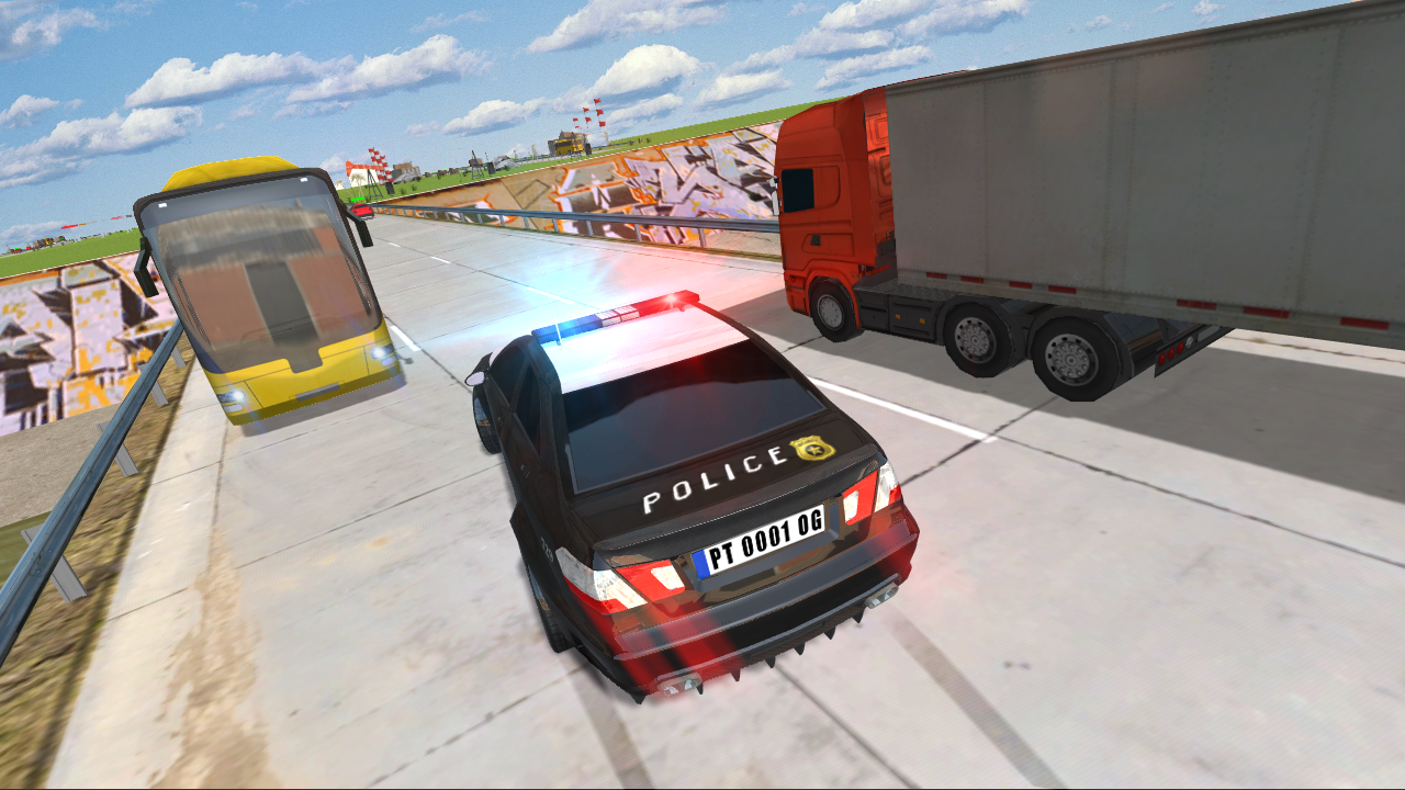 Police Car Traffic截图2