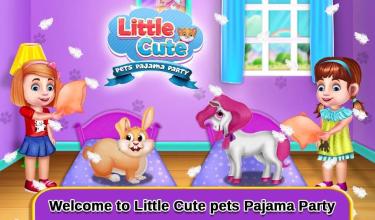 Little Cute Pets Pajama Party截图1