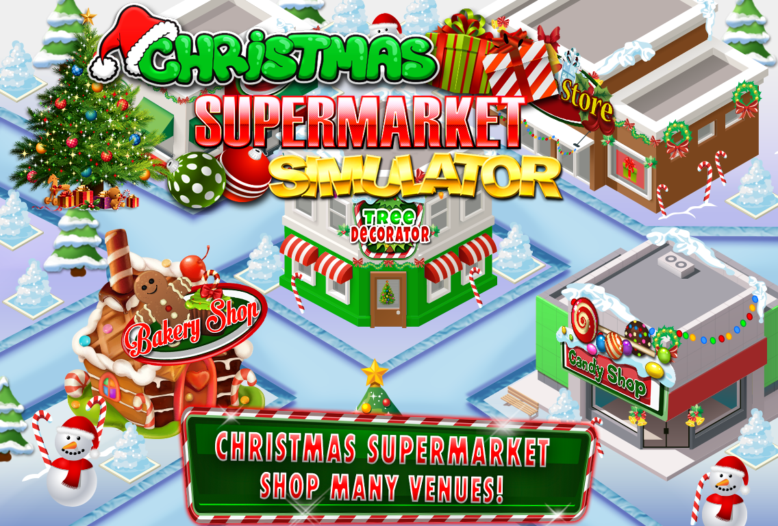 Supermarket Christmas Grocery截图4