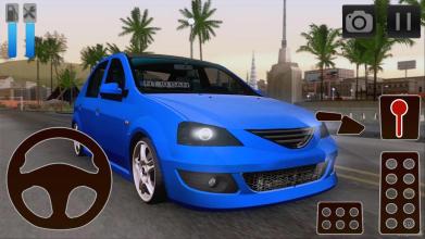 Car Driving Simulator Dacia截图1