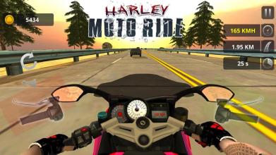 Harley Moto Traffic Ride 2017截图2