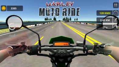 Harley Moto Traffic Ride 2017截图5