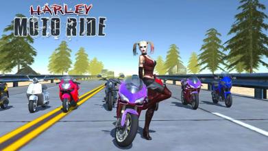 Harley Moto Traffic Ride 2017截图1