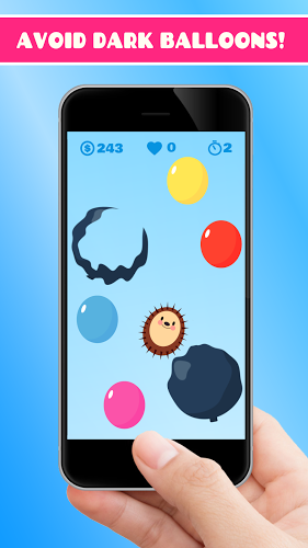 Hedgy Pop and colored balloons.截图3