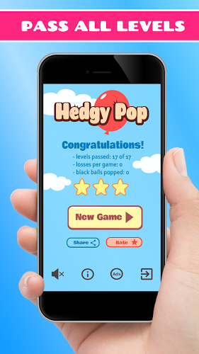 Hedgy Pop and colored balloons.截图4