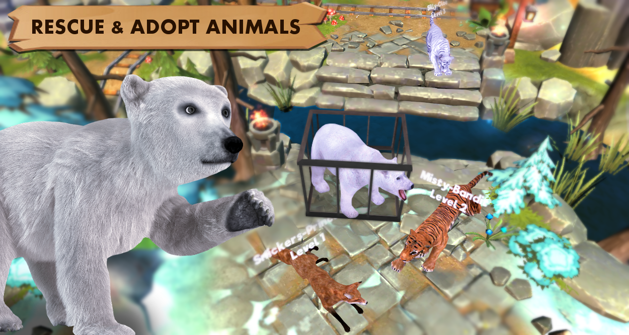 My Wild Pet: Online Animal 3D截图3