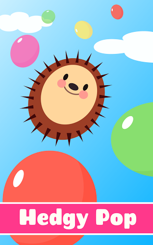 Hedgy Pop and colored balloons.截图5