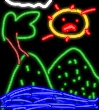 Neon Doodle Drawing Book截图5