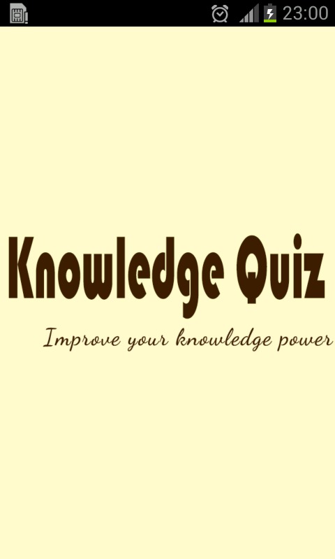 Knowledge Quiz.截图1