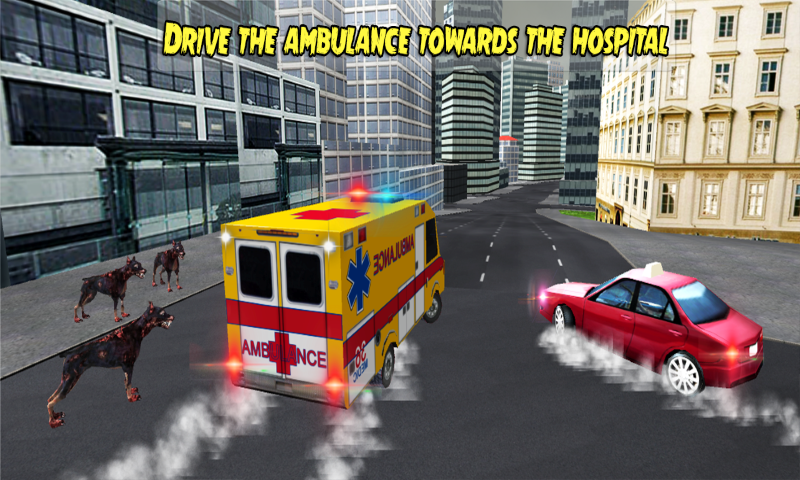 Ambulance Rescue Drive: Zombie截图5