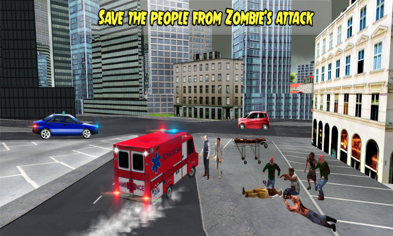 Ambulance Rescue Drive: Zombie截图2