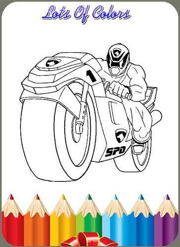 How To Color Power Rangers 2截图2