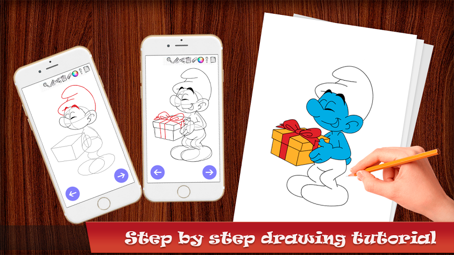 How to Draw Smurfs截图2