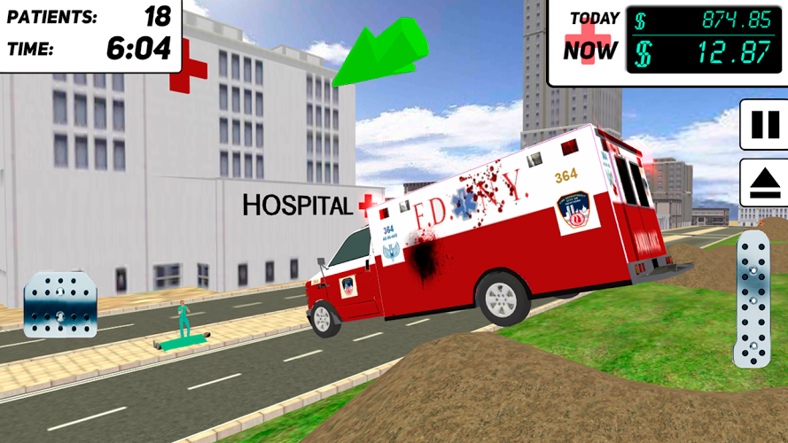 Ambulance Simulator 2014 3D截图2