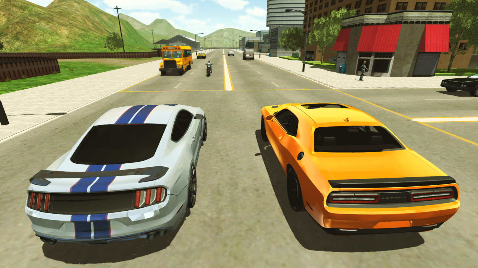 City Muscle Car Driving simulator 2017截图2