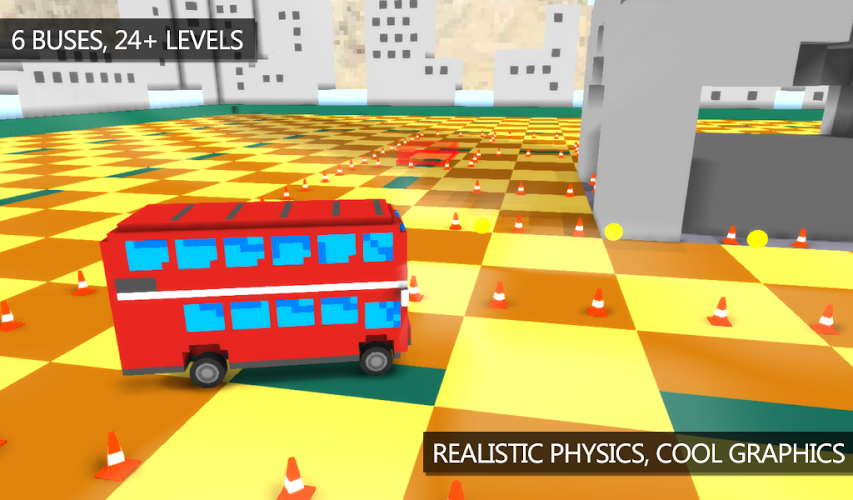 Blocky Bus Parking截图4