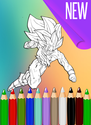 How To Color Super Saiyan game截图1