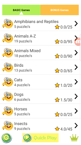 Animals Word Search Game 5K截图2