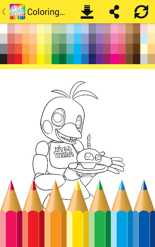 Coloring Game for Five Nights截图2