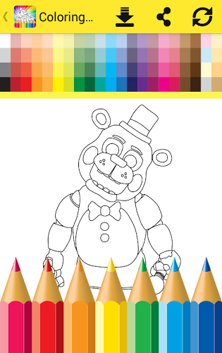 Coloring Game for Five Nights截图5