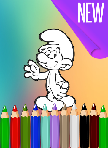 How To Color Smurfs Games截图3