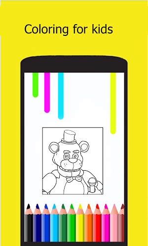 colring for Five Nights截图3
