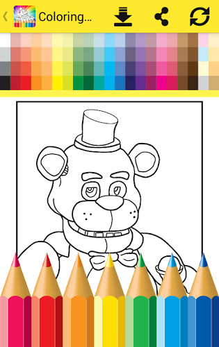 Coloring Game for Five Nights截图4