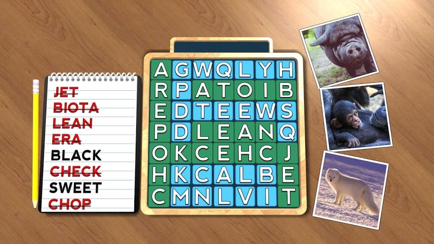 Wordsearch Revealer Wildlife截图4