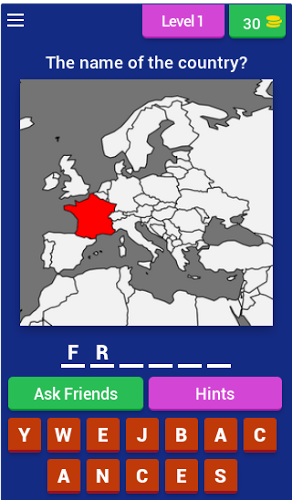 Quiz Country on Map截图1