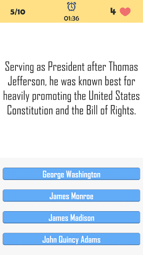 US Presidents Quiz截图4