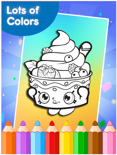 How To Color Shopkins Game截图2