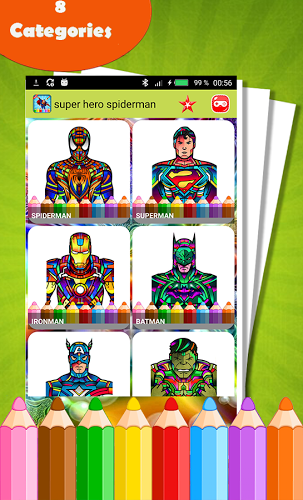 super hero coloring spider boy截图4