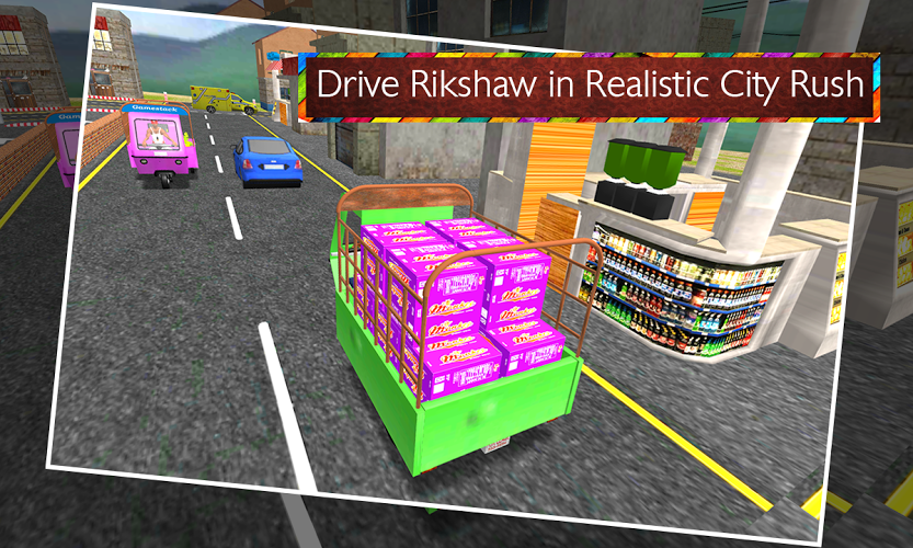 Tuk Tuk Auto Rikshaw Cargo Sim截图3