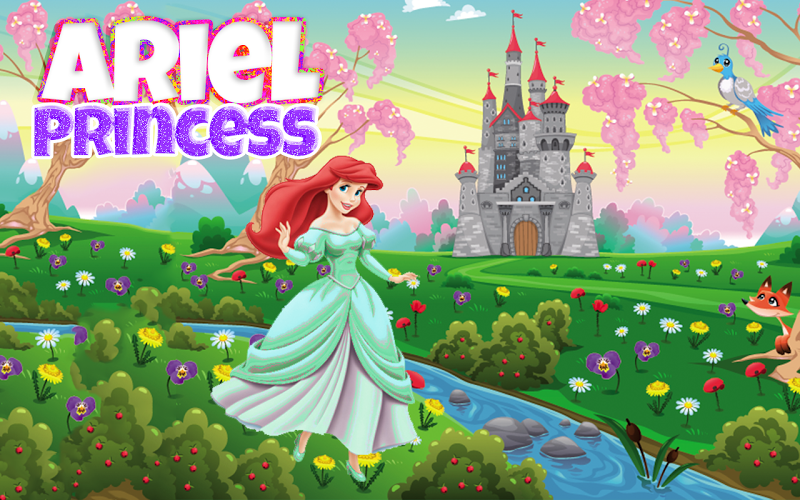 Adventures Ariel Princess Run截图1