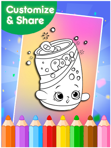 How To Color Shopkins Game截图4