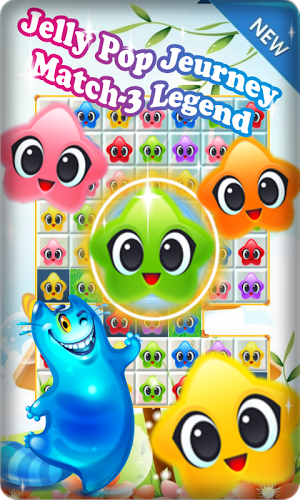 Gems Jelly Pop Journey Match-3截图3